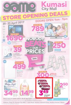 Game Ghana : Kumasi City Mall Store Opening (20 Apr - 23 Apr 2017), page 1