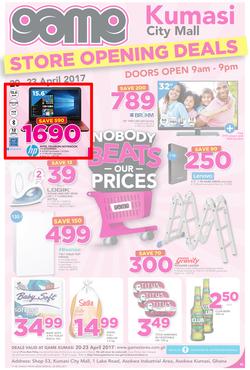 Game Ghana : Kumasi City Mall Store Opening (20 Apr - 23 Apr 2017), page 1