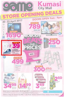 Game Ghana : Kumasi City Mall Store Opening (20 Apr - 23 Apr 2017), page 1