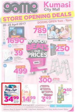 Game Ghana : Kumasi City Mall Store Opening (20 Apr - 23 Apr 2017), page 1