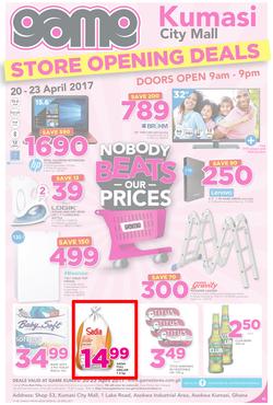 Game Ghana : Kumasi City Mall Store Opening (20 Apr - 23 Apr 2017), page 1