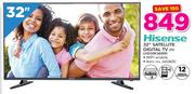 Hisense 32" Satellite Digital TV LHD32K360W