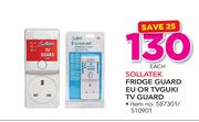 Sollatek Fridge Guard EU Or TVGUKI TV Guard-Each