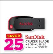 Sandisk 8GB Cruzer Blade