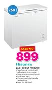 Hisense 260Ltr Chest Freezer