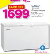 Haier Thermocool 519Ltr Chest Freezer BD 519GAA With Free 2 Plate Gas Cooker