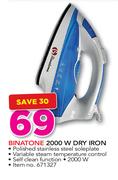 Binatone 2000W Dry Iron