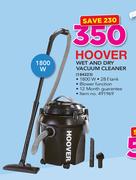 Hoover 1800W Wet And Dry Vacuum Cleaner 184223