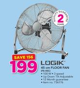 Logik 45cm Floor Fan FE-45C