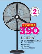 Logik 75cm Pedestal Fan