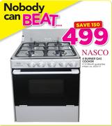 Nasco 4 Burner Gas Cooker