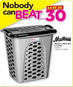 Miss Molly Mega Linen Bin 2 Tone