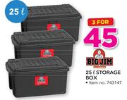 Big Jim 25Ltr Storage Box-For 3