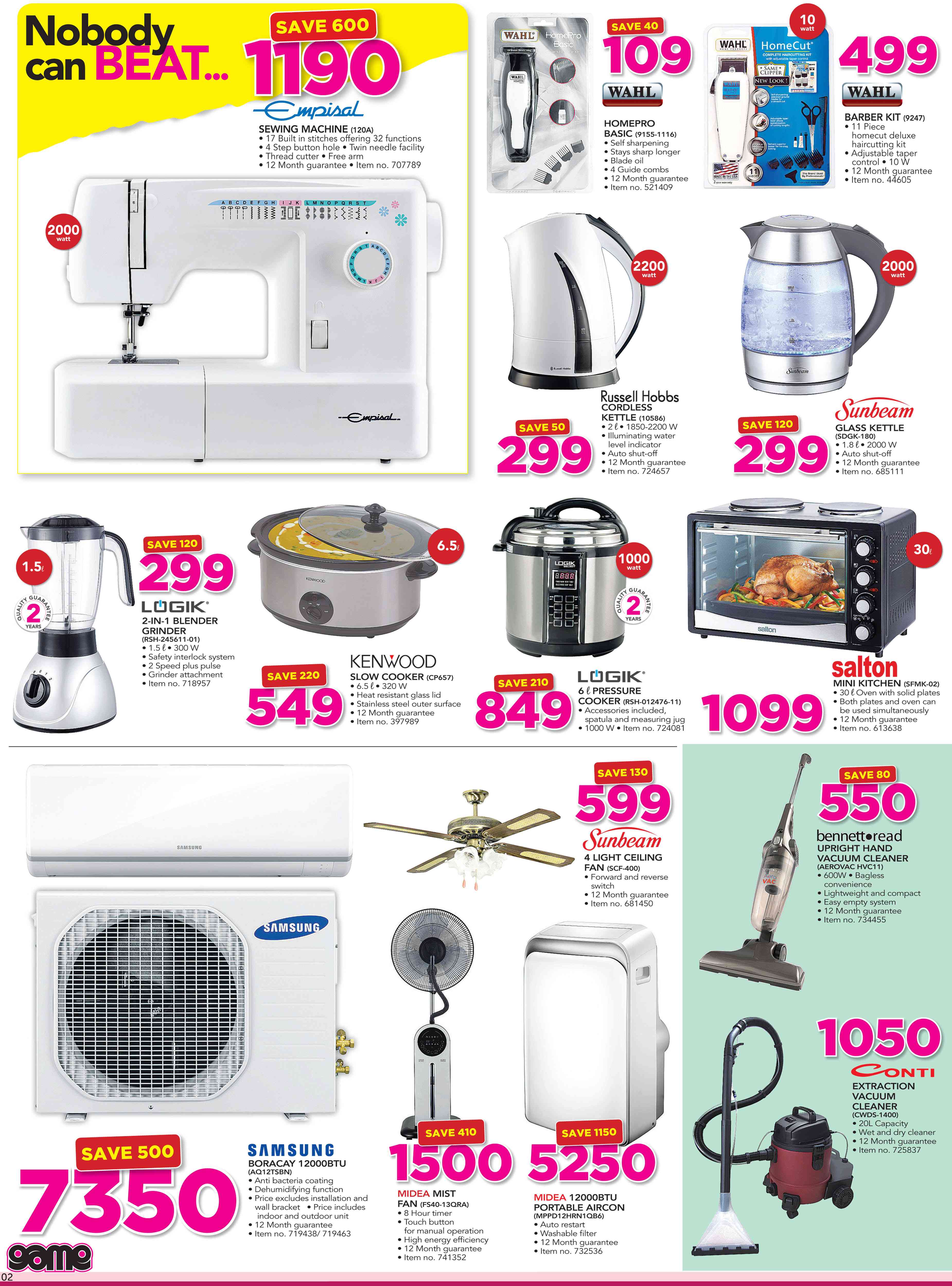 Special Empisal Sewing Machine 120A — www.guzzle.co.za