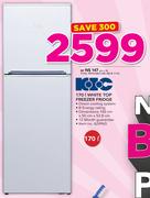 KIC 170Ltr White Top Freezer Fridge