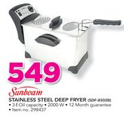 Sunbeam Stainless Steel Deep Fryer SDF-8502B