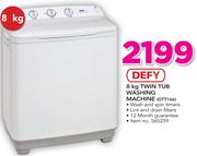 Defy 8Kg Twin Tub Washing Machine DTT166
