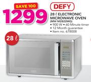 Defy 28Ltr Electronic Microwave Oven MW M2822MG