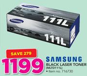 Samsung Black Laser Toner MLTD111L