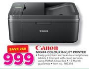 Canon MX494 Colour Inkjet Printer