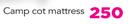Camp Cot Mattress