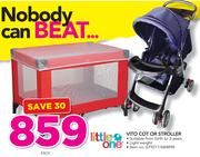 Little One Vito Cot Or Stroller-Each