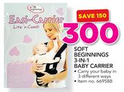 Soft Beginnings 3-In-1 Baby Carrier