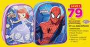 Spider-Man Or Sofia The First 29Cm Backpack SMGP4369-Each