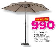 3m Round Umbrella