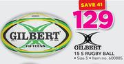 Gilbert 15s Rugby Ball