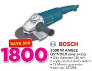 Bosch 2000W Angle Grinder GWS 20-230