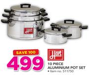 Hart 10 Piece Aluminium Pot Set