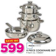 Mainstays 8 Piece Cookware Set