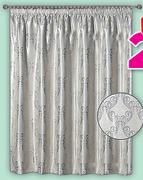 Always Home Lined Taped Fan Scroll Curtain-Each