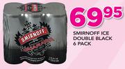 Smirnoff Ice Double Black 6 Pack