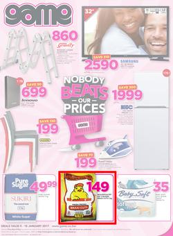 Game Botswana : Gabarone Nobody Beats Our Prices (5 Jan - 18 Jan 2017), page 1