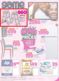 Game Botswana : Gabarone Nobody Beats Our Prices (5 Jan - 18 Jan 2017), page 1