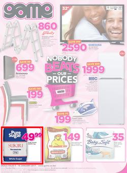 Game Botswana : Gabarone Nobody Beats Our Prices (5 Jan - 18 Jan 2017), page 1