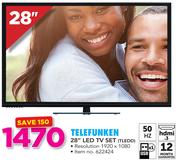 Telefunken 28" LED TV Set TLEDD