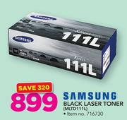 Samsung Black Laser Toner MLTD111L