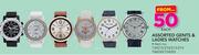 Assorted Gents & Ladies Watches-Each