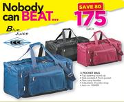 Blue Juice 3 Pocket Bag-Each