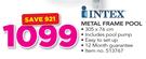 Kintex Metal Frame Pool 305x76cm Including Pool Pump