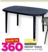 Antracite Ebony Table