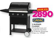 Cadac 3 Burner Classic Including Hose And Bullnose Regulator