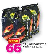 Camp Master 5kg Briquettes-For 3