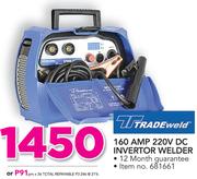 Tradeweld 160Amp 220V DC Invertor Welder