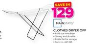 Mainstays Clothes Dryer Opp