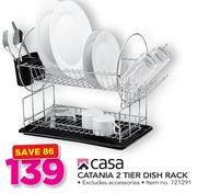 Casa Catania 2 Tier Dish Rack Excluding Accessories