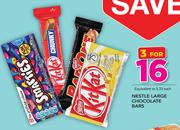 Nestle Large Chocolate Bars-For 3